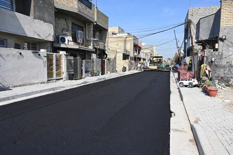 مشروع تطوير وتأهيل المحلة (869) في منطقة الشرطة الخامسة (الزراعي) ببغداد.